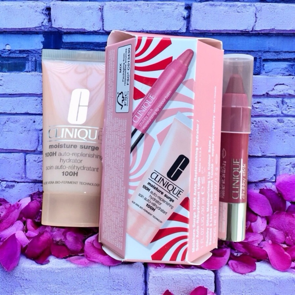 🆕Clinique Super Strawberry Moisture Surge 100H Auto Hydrator & Chubby St…